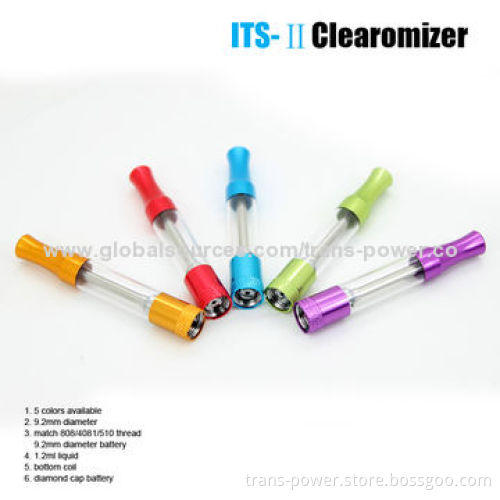 Itsuwa ITS-II Electronic Cigarette Atomizers, Slim Body, 58mm Length, 1.0mL Capacity